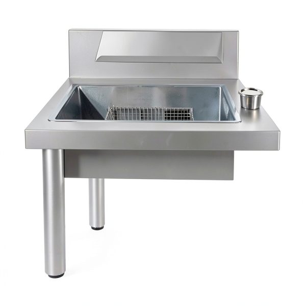 Fried chicken breading station STCERY steel table-5