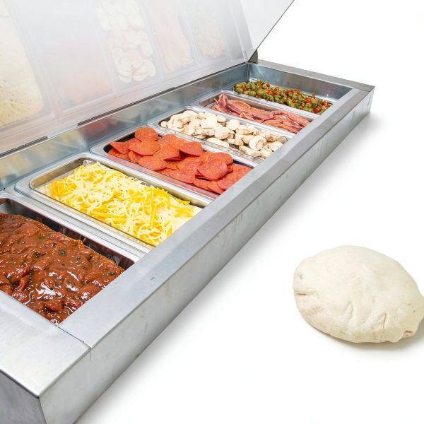 Maxx Cold MXCPP50HC Pizza Prep Station 12‑Cu.Ft Stainless Steel-3