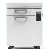 Frigos Premium 48in 2 Drawer Chef Base Refrigerator Silver-5