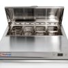 Refrigerated Sandwich/Salad Prep Table GTSSP-29 GenKraft 8‑Pan-3