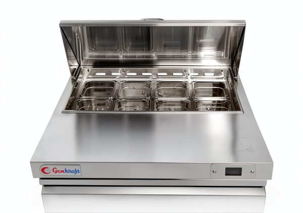 Refrigerated Sandwich/Salad Prep Table GTSSP-29 GenKraft 8‑Pan-3