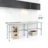 Stainless Steel Work Table 24" x 96" AmGood Open Base NSF Certified-7