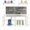 Stainless Steel Work Table 24" x 96" AmGood Open Base NSF Certified-6