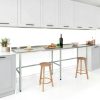 Stainless Steel Work Table 24" x 96" AmGood Open Base NSF Certified-5