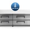Frigos Premium 72" Base Refrigerator 4 Drawers with 76" Extended Top-0