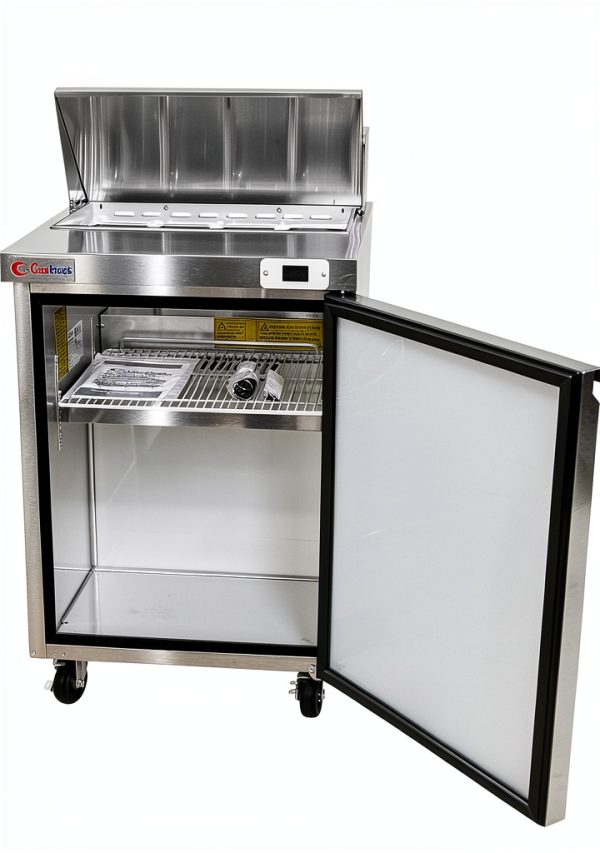 Refrigerated Sandwich/Salad Prep Table GTSSP-29 GenKraft 8‑Pan-2