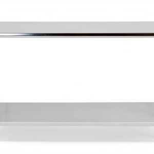 Soro Essentials 30" x 72" Stainless Steel Table for Prep and Work- Commercial Kitchen Table with UnderShelf Galvanized Legs and Plastic Feet for Restaurant Home Hotel and Garage-0