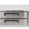 Frigos Premium 48in 2 Drawer Chef Base Refrigerator Silver-0