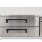 Frigos Premium 48in 2 Drawer Chef Base Refrigerator Silver-0