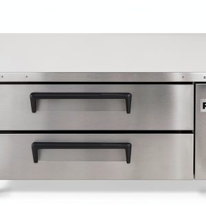 Frigos Premium 48in 2 Drawer Chef Base Refrigerator Silver-0