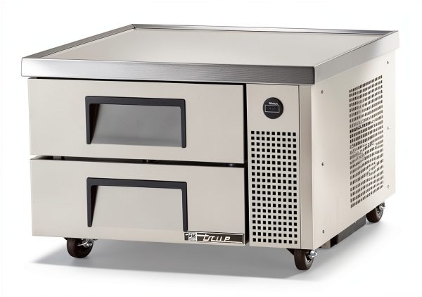 True S/S 36"W 2-Drawer Refrigerated Chef Base-1