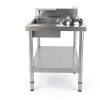 Breading Table Stainless Steel Fryer Tray with Reinforced Bottom for Chefs To Process Fried Food - Easy Installation - Perfect for Chicken, Baguettes-4