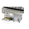Frigos Premium 48in 2 Drawer Chef Base Refrigerator Silver-1
