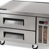 Xiltek Commercial 36" 2-Drawer Stainless Steel Refrigerated Chef Base-2