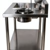 Commercial Fried Food Prep Table, Fried Chicken Breading Table Food Prep Breader Station Stainless Steel Fried Food Workstation with Basin and basket for Restaurant Kitchen, Fried Chicken Shops-5