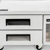 Xiltek Commercial 36" 2-Drawer Stainless Steel Refrigerated Chef Base-1