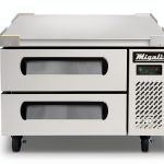 Refrigerated Chef Base 36 Inch Wide Migali Stainless Steel Forced Air-0