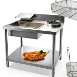 Breading Table Fried Chicken Station Stainless Steel Tray by XQZMZSCP-0