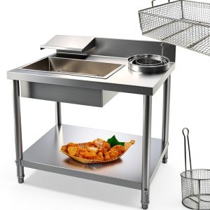 Breading Table Fried Chicken Station Stainless Steel Tray by XQZMZSCP-0