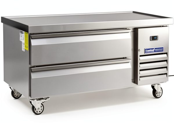 Kratos Refrigeration 69K-830 62" Stand – 8.8 cu ft Defrost White-0
