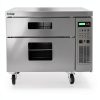 Wilprep 72" Refrigerated Chef Base with 12 GN Pans, Silver Commercial-8