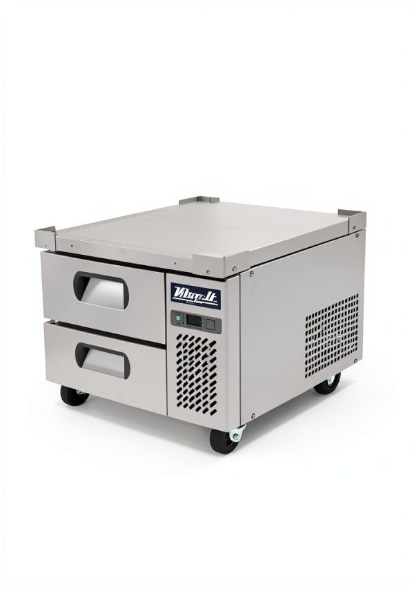 Refrigerated Chef Base 36 Inch Wide Migali Stainless Steel Forced Air-2