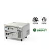 Refrigerated Chef Base 36 Inch Wide Migali Stainless Steel Forced Air-1