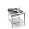 Breading Table Fried Chicken Station Stainless Steel Tray by XQZMZSCP-2