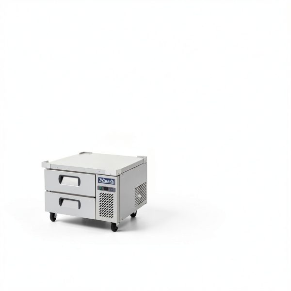 Refrigerated Chef Base 36 Inch Wide Migali Stainless Steel Forced Air-4