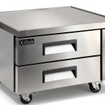 Xiltek Commercial 36" 2-Drawer Stainless Steel Refrigerated Chef Base-0