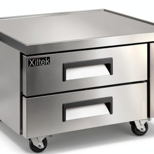 Xiltek Commercial 36" 2-Drawer Stainless Steel Refrigerated Chef Base-0