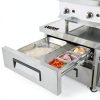 Xiltek Commercial 36" 2-Drawer Stainless Steel Refrigerated Chef Base-5