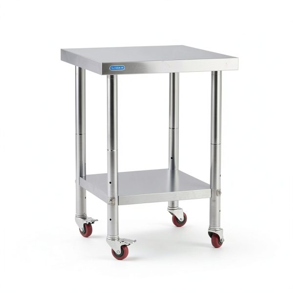 Stainless Steel Prep Table with Undershelf 24x24 NSF Kitchen-7